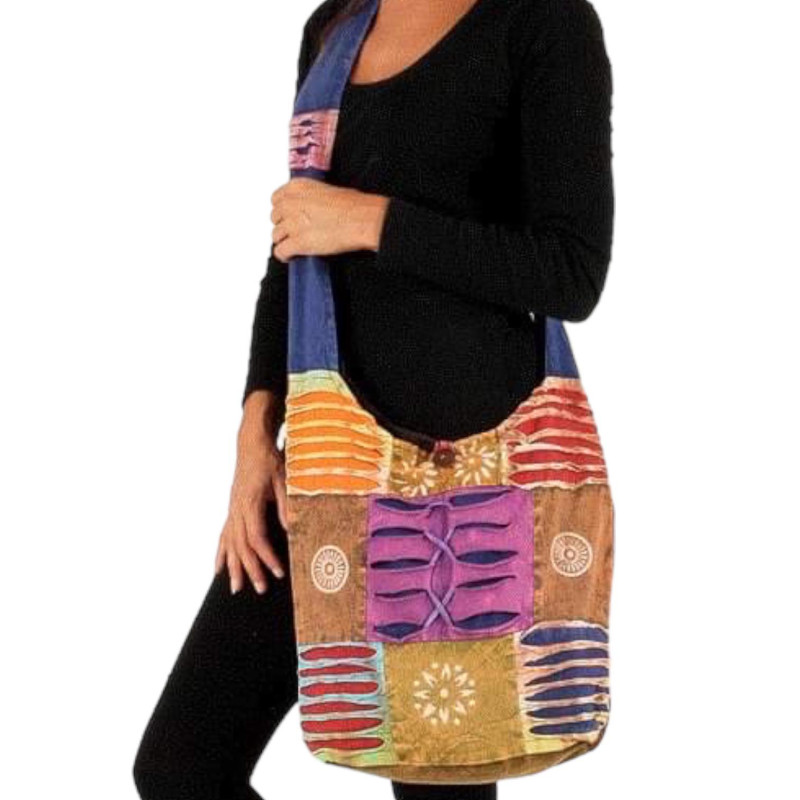 Sac Feuilles Multi Couleur