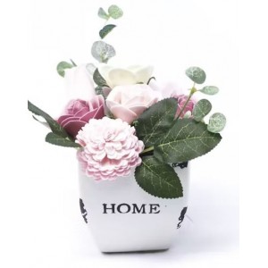 Fleurs rose     Petit pot...