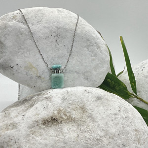 Amazonite  - Collier fiole