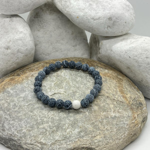 Bracelet (Bleu - Howlite...