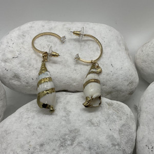 Boucles  d'oreilles coquillage