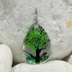 Pendentifs en Verre ellipse...