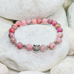 Bracelet hibou en pierre...